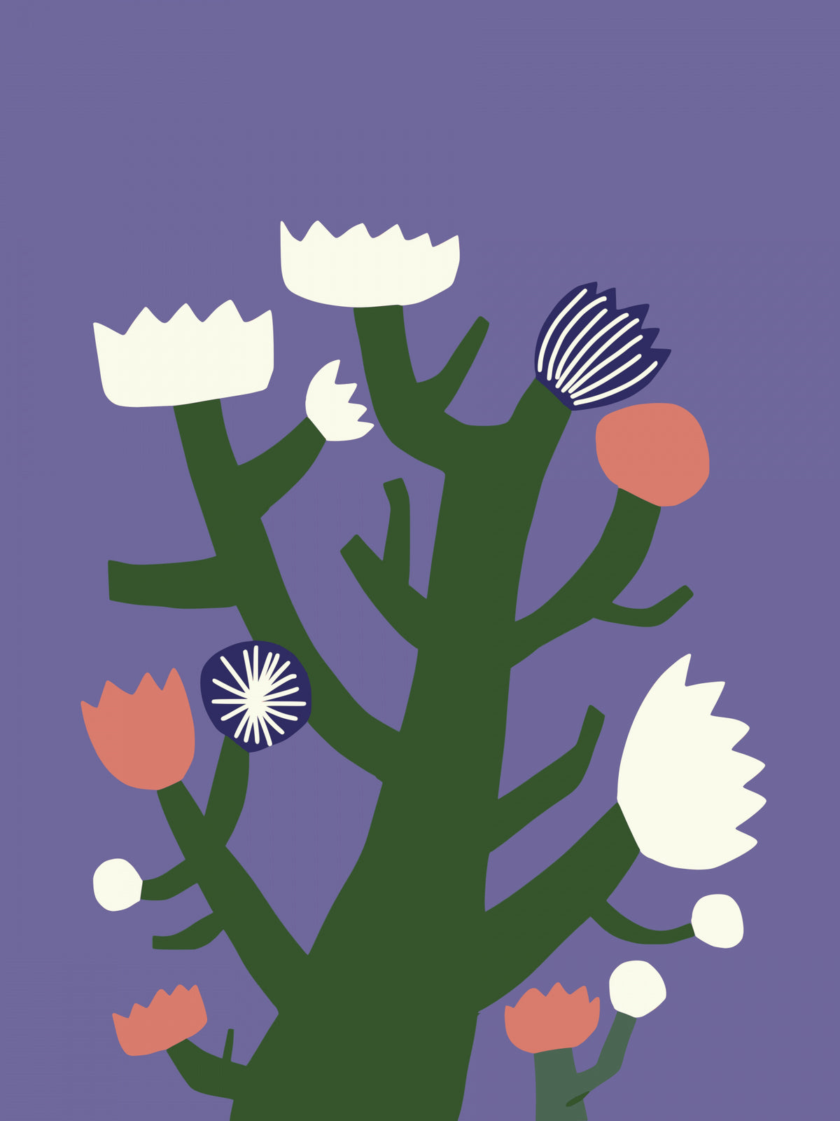 Mixed Blossom Poster och Canvastavla