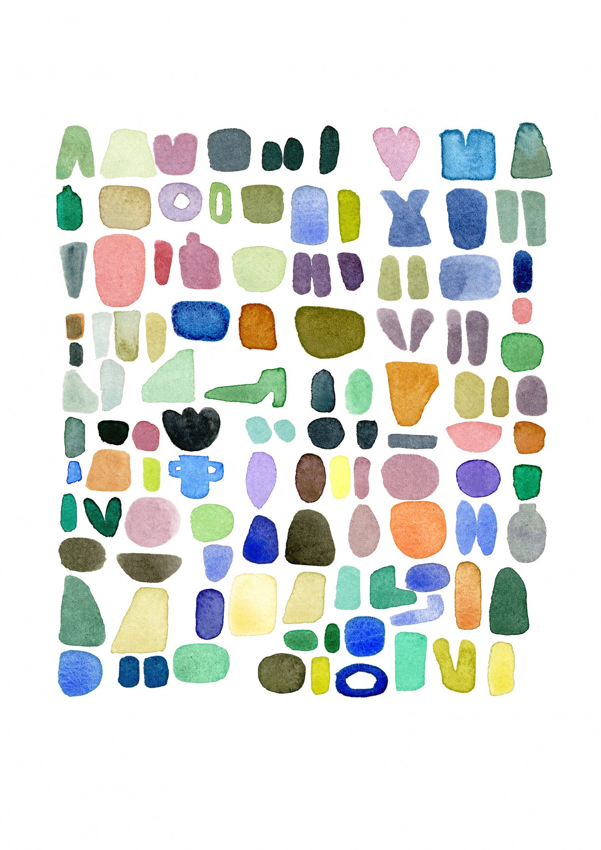 Beach Combing 1 Poster och Canvastavla