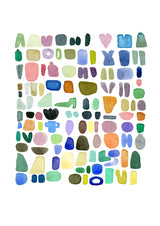 Beach Combing 1 Poster och Canvastavla