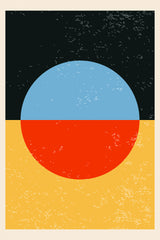 Minimal Abstract Shapes Series #28 Poster och Canvastavla