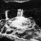 River Etive Cascades Poster och Canvastavla