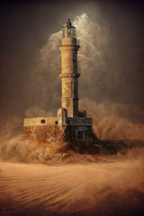 DesertLighthouse Poster och Canvastavla
