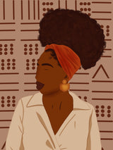 Afro puff Poster och Canvastavla