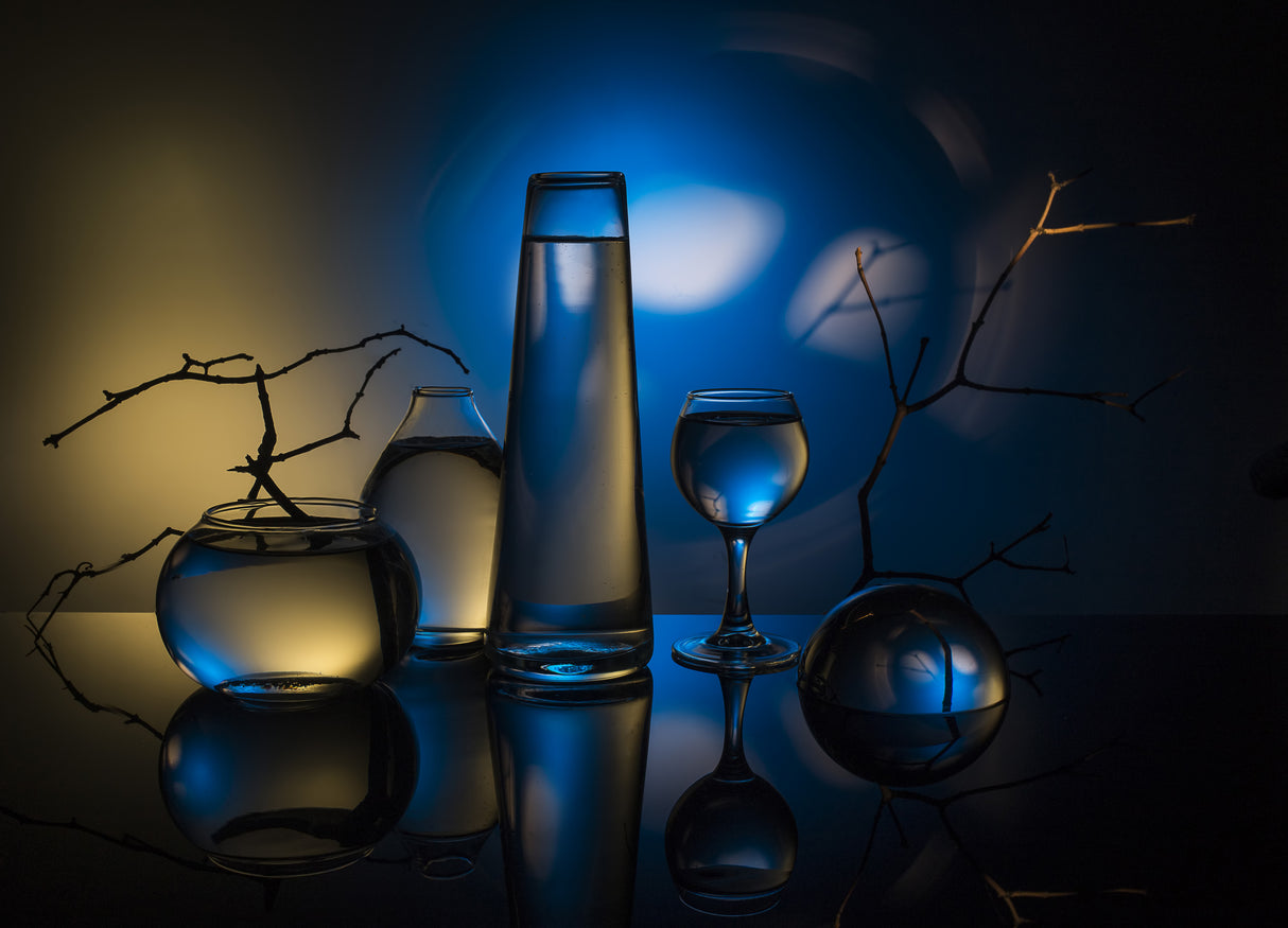 From the series "Experiments with glass" Poster och Canvastavla