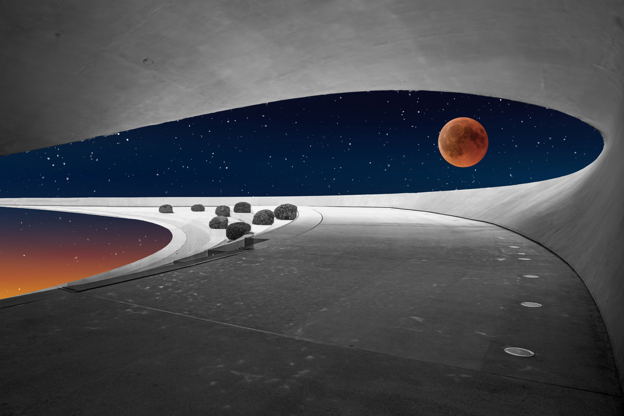 journey to the moon Poster och Canvastavla