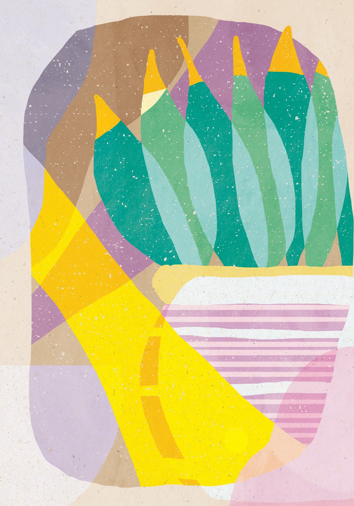 Plant in the Sun Poster och Canvastavla