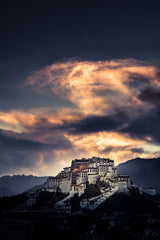 Potala Palace《布宫祥云》 Poster och Canvastavla