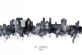 St John's Canada Skyline Poster och Canvastavla