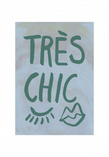 Très Chic Blue Frame Poster och Canvastavla