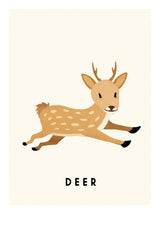 Deer Poster och Canvastavla