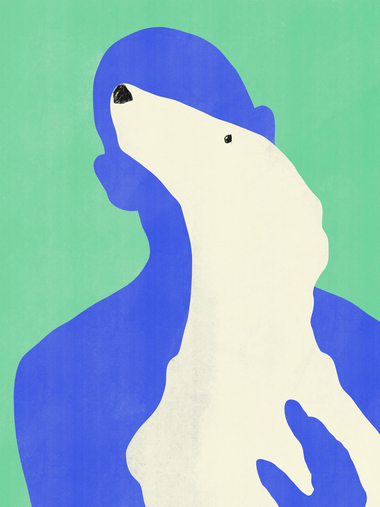 Kiss the Dog Poster och Canvastavla