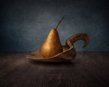Pear on spoon Poster och Canvastavla