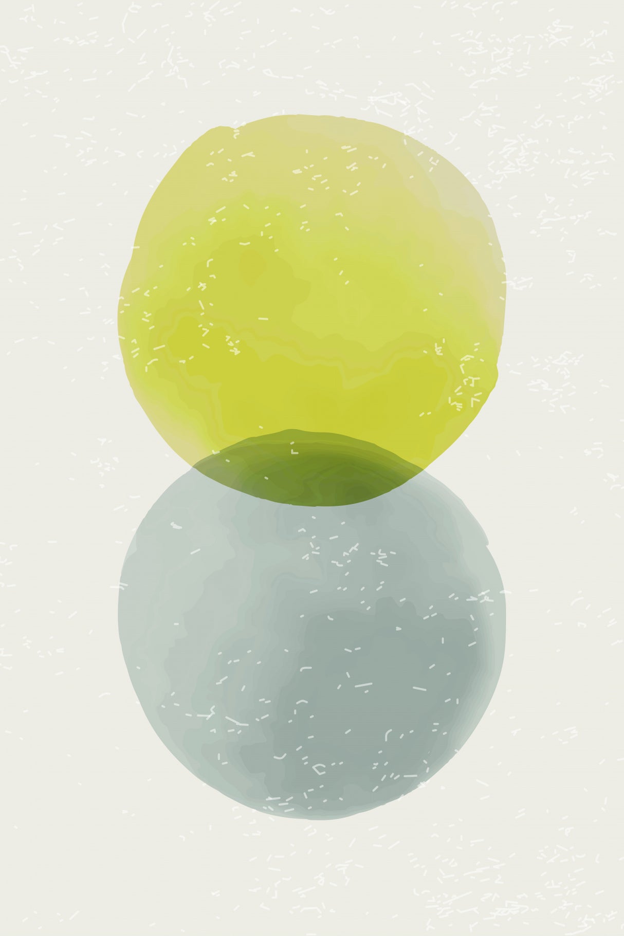Watercolor Minimal Set #2 Poster och Canvastavla