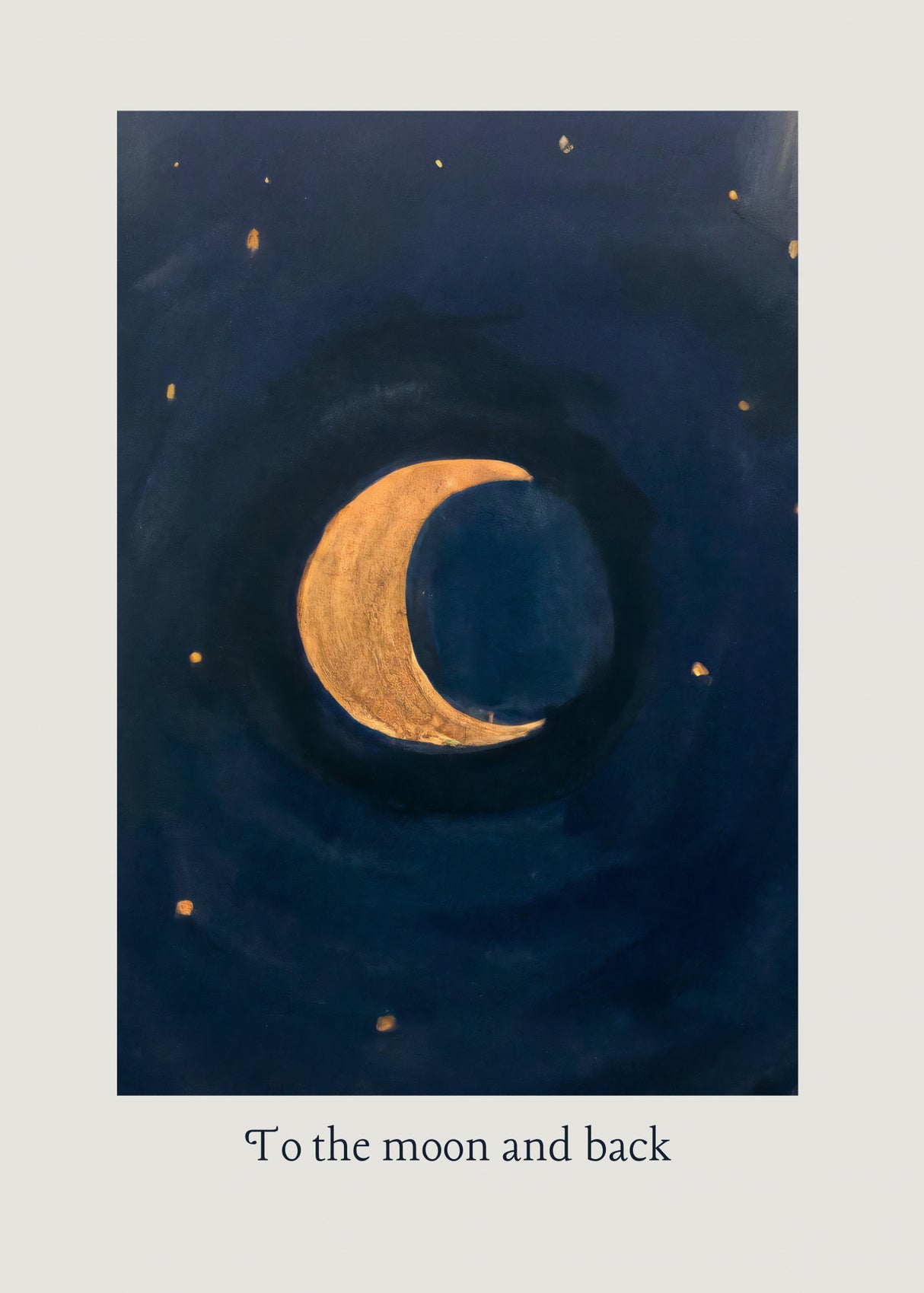 To the Moon and Back Poster och Canvastavla