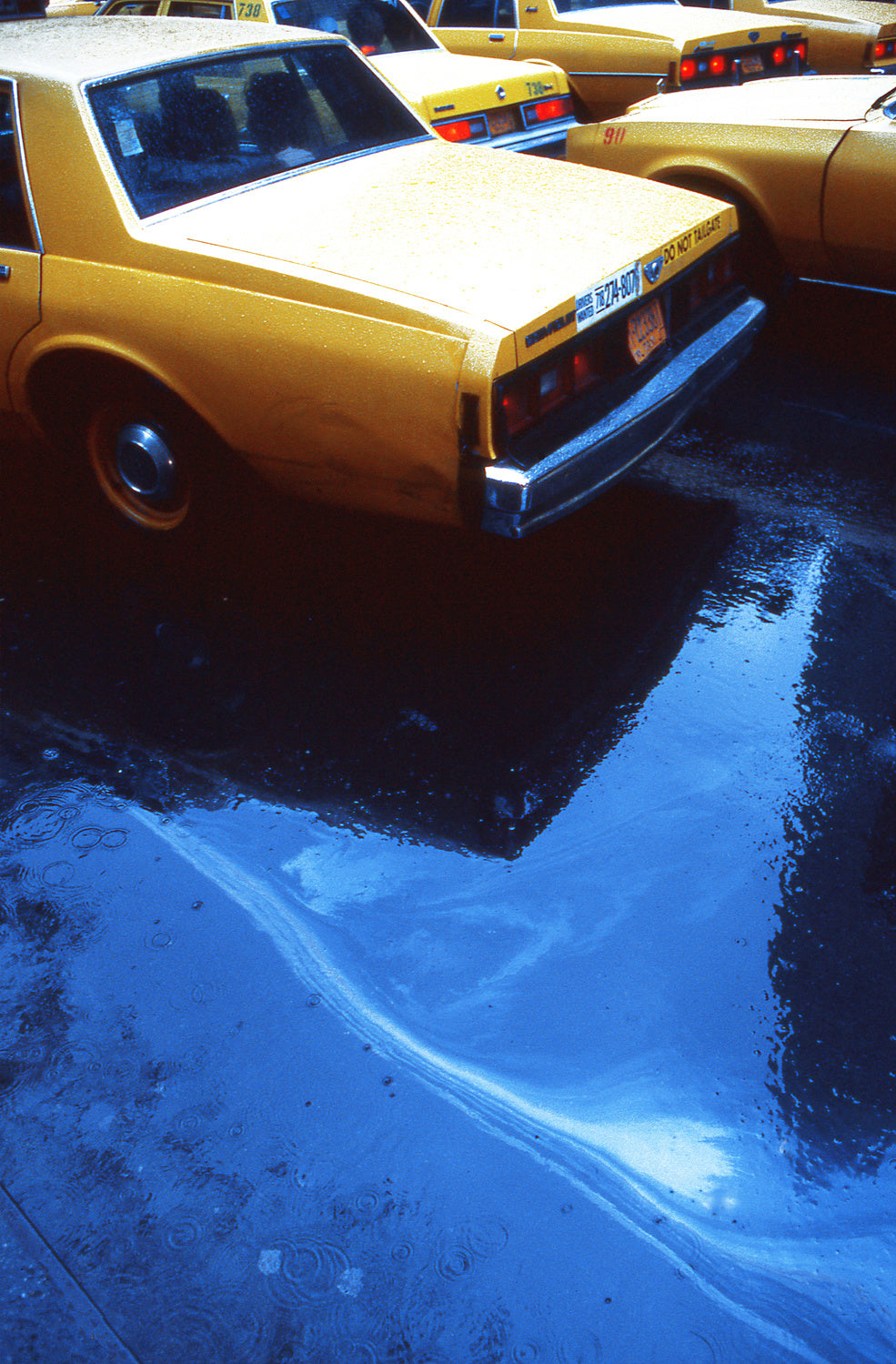 Yellow cabs (from the series "New York Blues") Poster och Canvastavla
