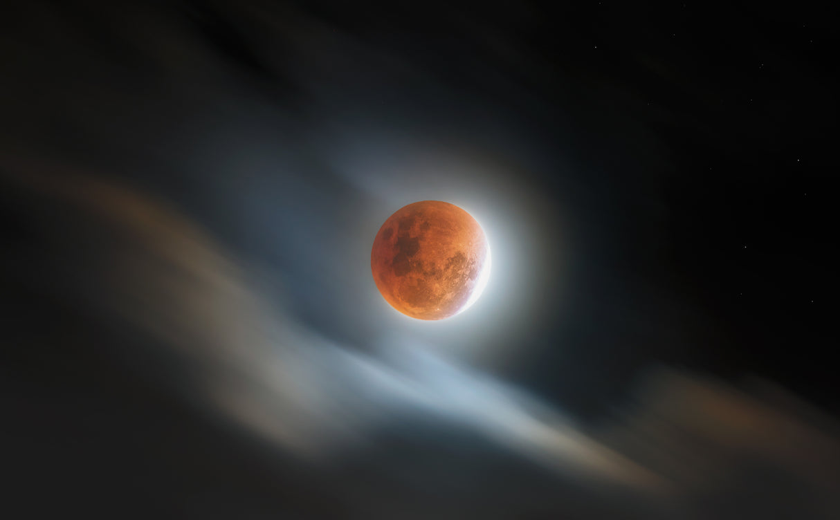 super blood lunar eclipse Poster och Canvastavla
