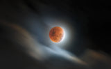 super blood lunar eclipse Poster och Canvastavla