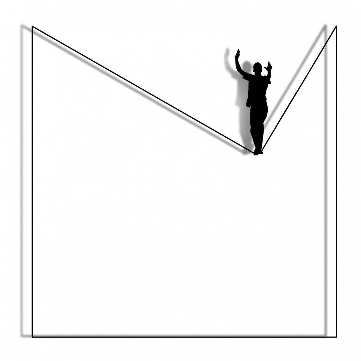 slackliner Poster och Canvastavla