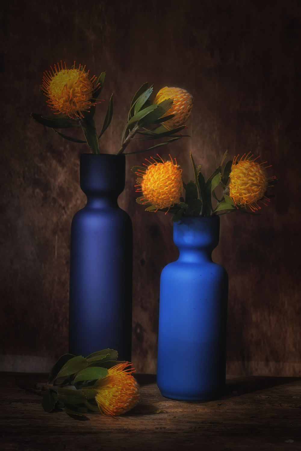 Electric blue. Poster och Canvastavla