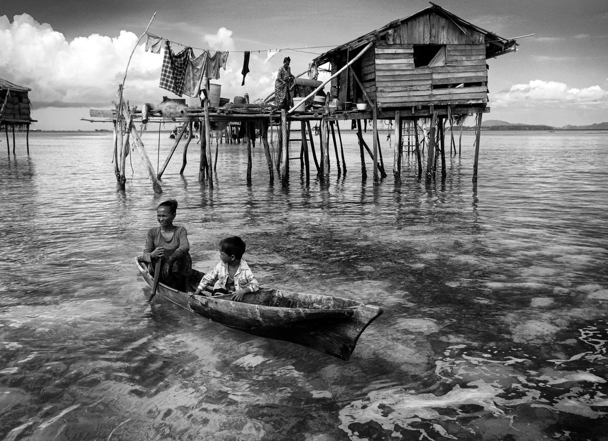 Our home - lifestyles of the sea gipsy peoples Poster och Canvastavla