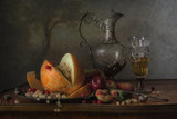 Pitcher and melon Poster och Canvastavla
