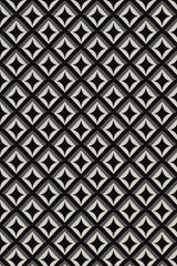 Black And White Tile Pattern Poster och Canvastavla