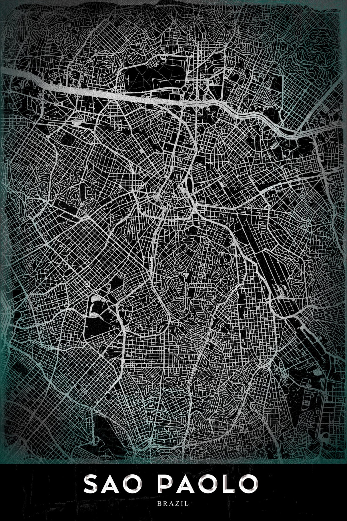 SAO PAOLO Poster och Canvastavla