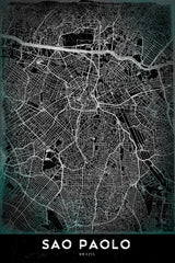SAO PAOLO Poster och Canvastavla