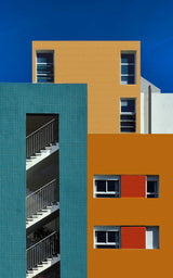 colorful urban textures Poster och Canvastavla