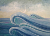 Crowning the Waves Poster och Canvastavla