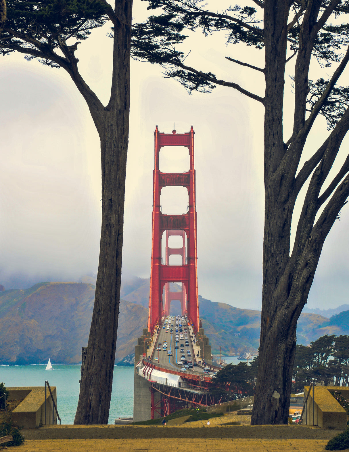 golden gate bridge 5 Poster och Canvastavla