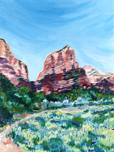 Angels Landing Poster och Canvastavla