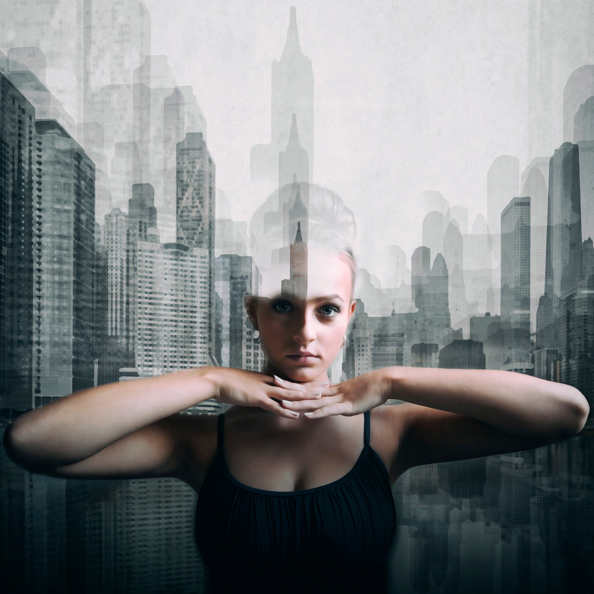 Celina's City Poster och Canvastavla