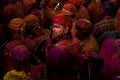 A Young Man at the Samaj During Holi Poster och Canvastavla