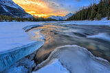 Sunrise in Jasper National Park Poster och Canvastavla