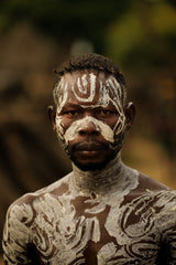 Warrior of Karo tribe Poster och Canvastavla