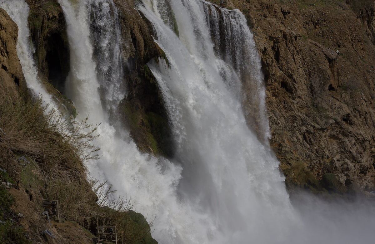 beautiful waterfall in the nature Poster och Canvastavla