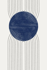 Blue Moon No1. Kitchen poster eller kökstavla