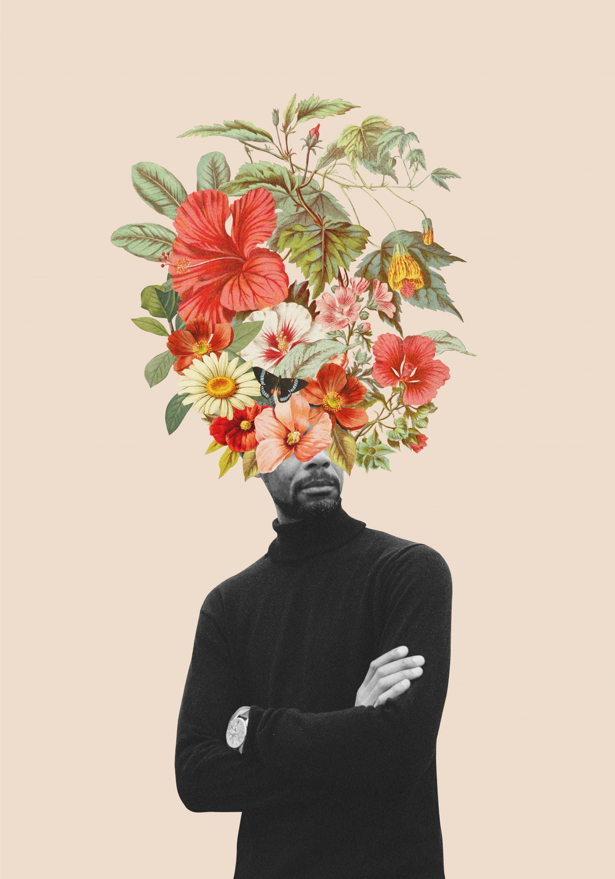 Blooming Man Poster och Canvastavla