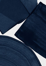 Minimalist Painting Blue II Poster och Canvastavla