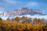 Castle Rocks in Autumn Poster och Canvastavla