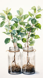 Plants 1 Poster och Canvastavla