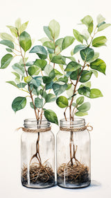 Plants 1 Poster och Canvastavla