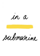 In a Yellow Submarine Poster och Canvastavla