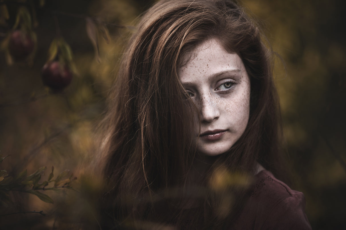 Redhead girl Poster och Canvastavla