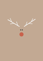 Christmas Reindeer Poster och Canvastavla