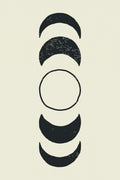 Boho Sun and Moon #3 Poster och Canvastavla