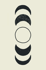 Boho Sun and Moon #3 Poster och Canvastavla