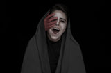 Red scream Poster och Canvastavla