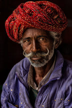 indian man from jaipur Poster och Canvastavla